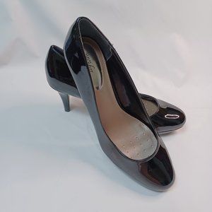 Alfani Step N Flex Black Patent Leather Platform Pumps Size 11